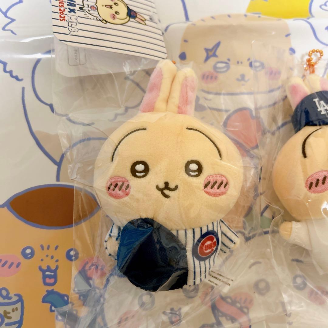 ★ちいかわ MLB TOKYO ドジャース カブス うさぎ マスコットぬいぐるみ