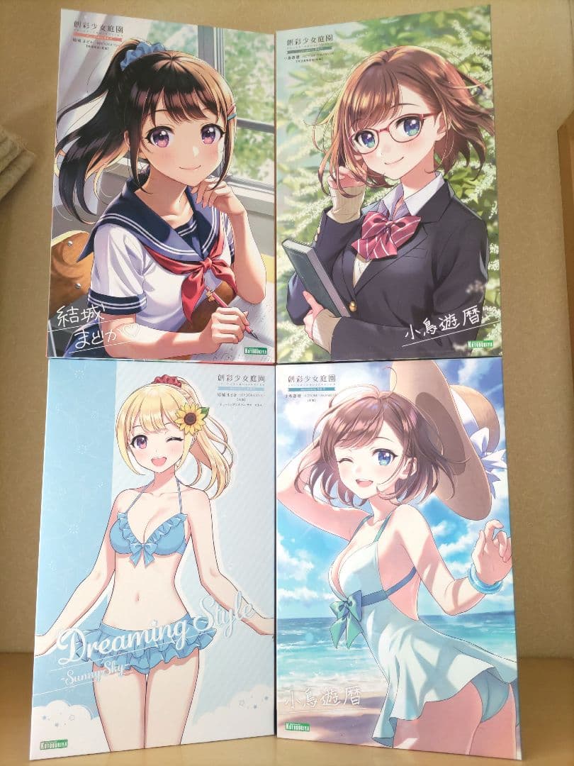 未組立 創彩少女庭園 まどか 暦 制服 水着 コトブキヤ メガミデバイス プラモ