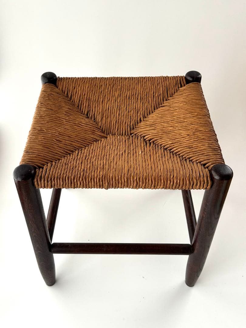 松本民芸家具　ラッシスツール ヴィンテージ