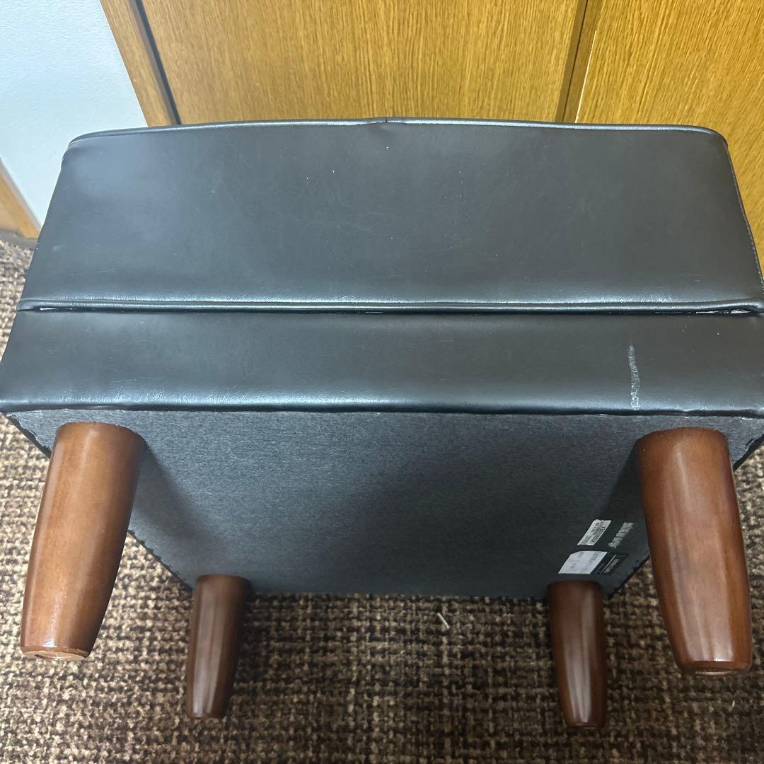 徐々に値下げ カリモク60　オットマン　スタンダードブラック　X36206