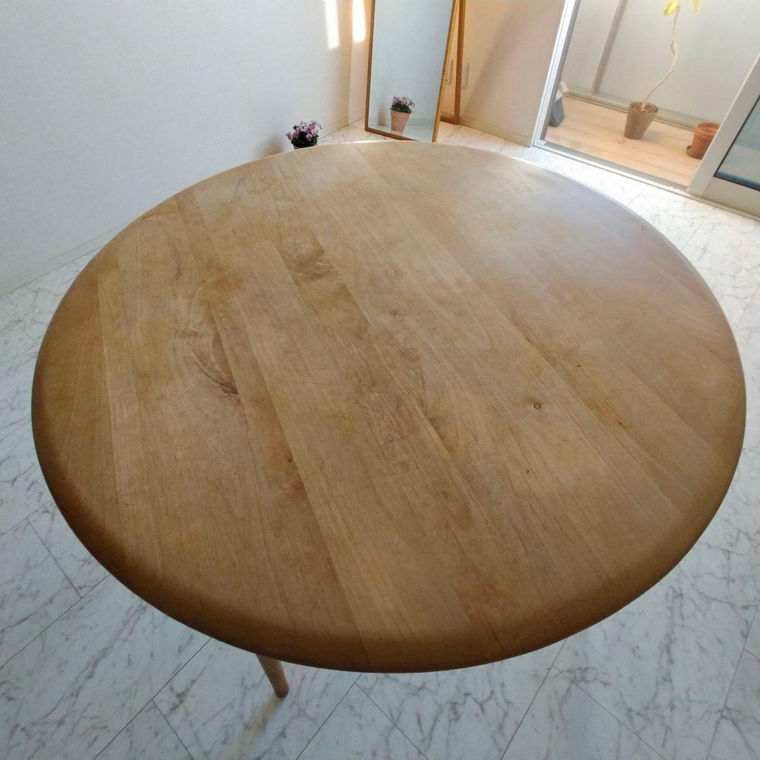 【大幅お値下中】モモナチュラル 丸テーブル MOCHA 950 TABLE