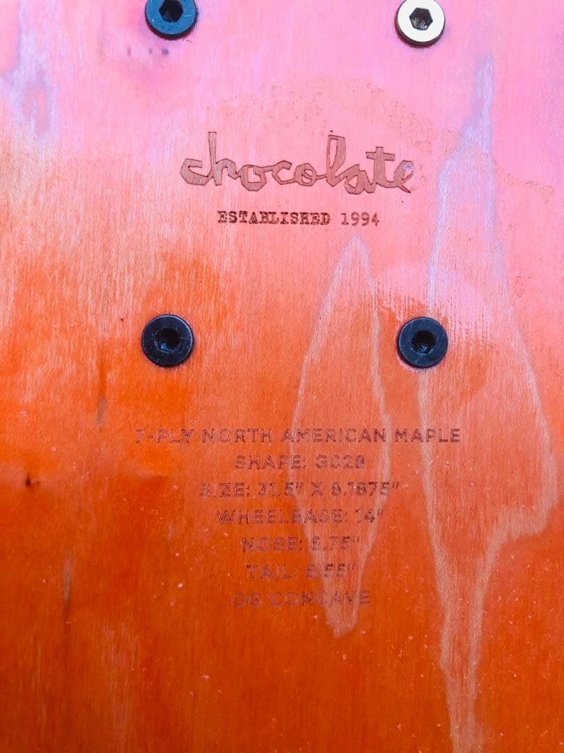 1*i様 スケートボード chocolateコンプリート