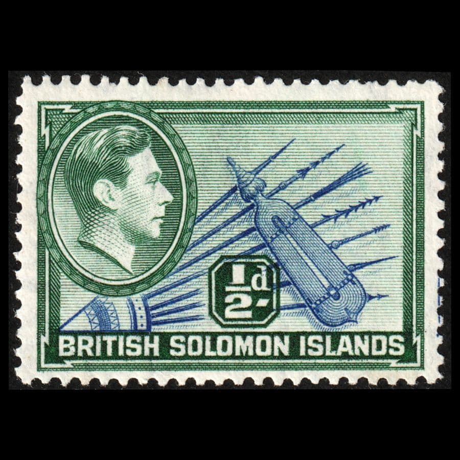 普通切手（イギリス領ソロモン諸島 1939年）