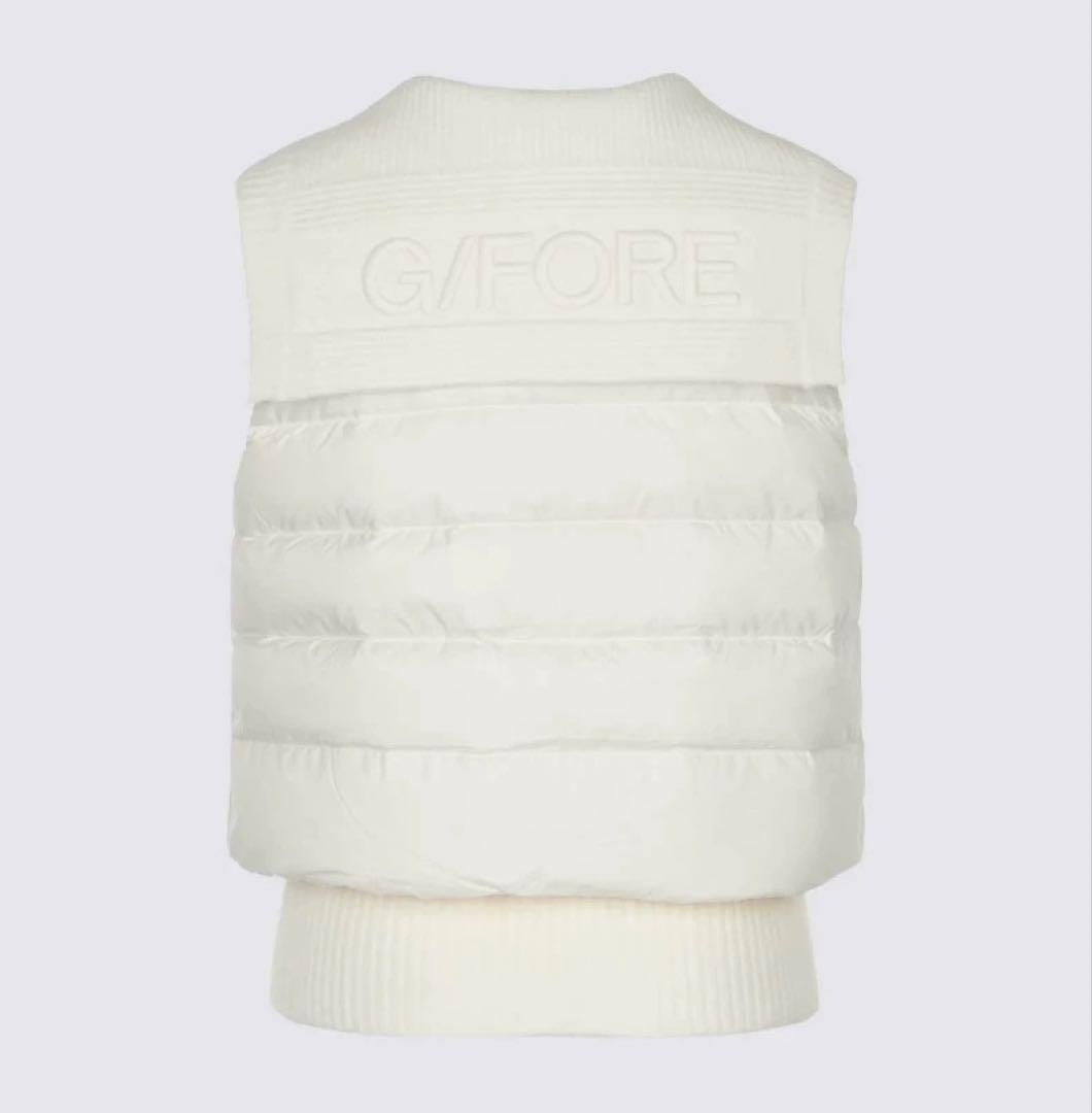 【白M】G/FORE ジーフォア ゴルフ レディース ダウンベスト