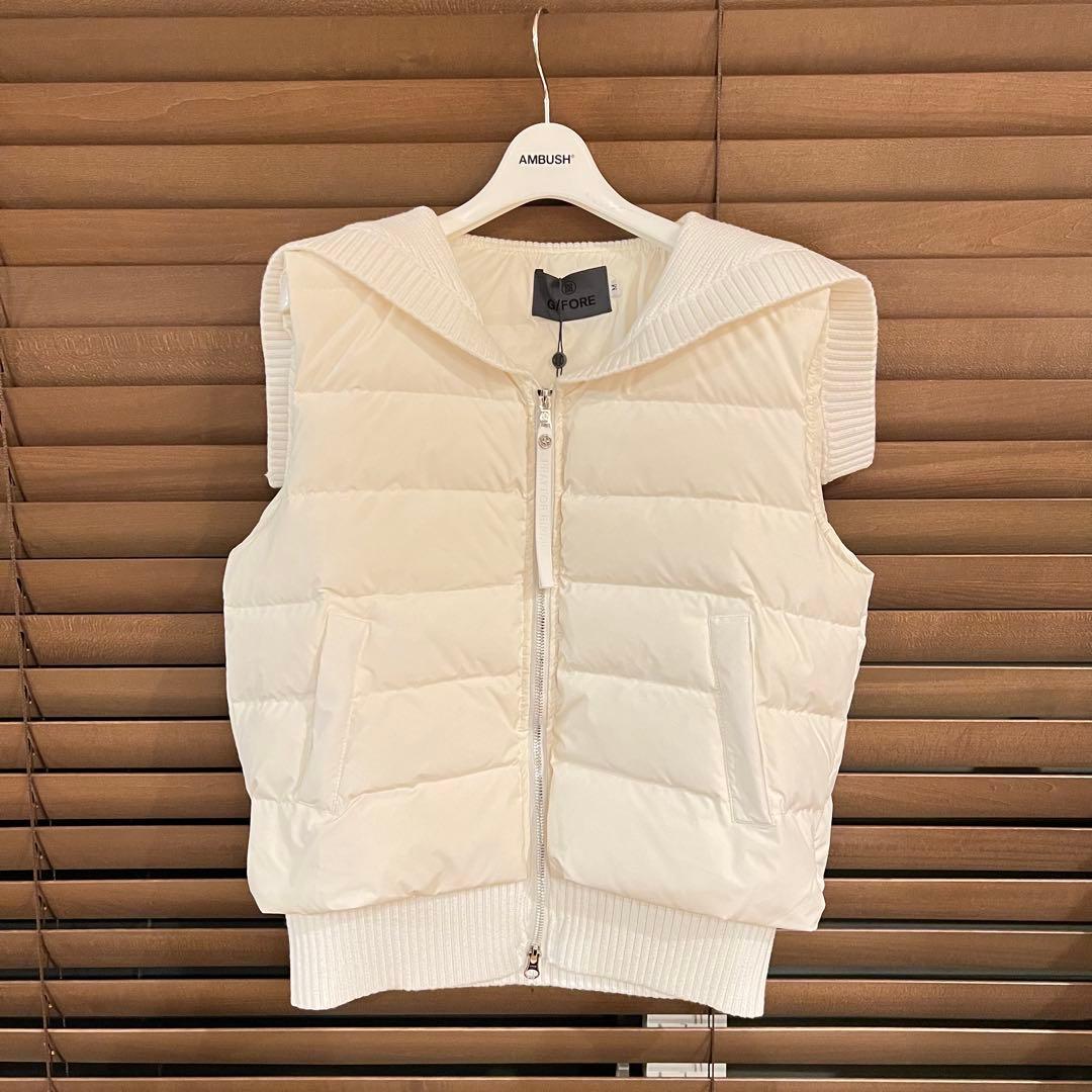 【白M】G/FORE ジーフォア ゴルフ レディース ダウンベスト