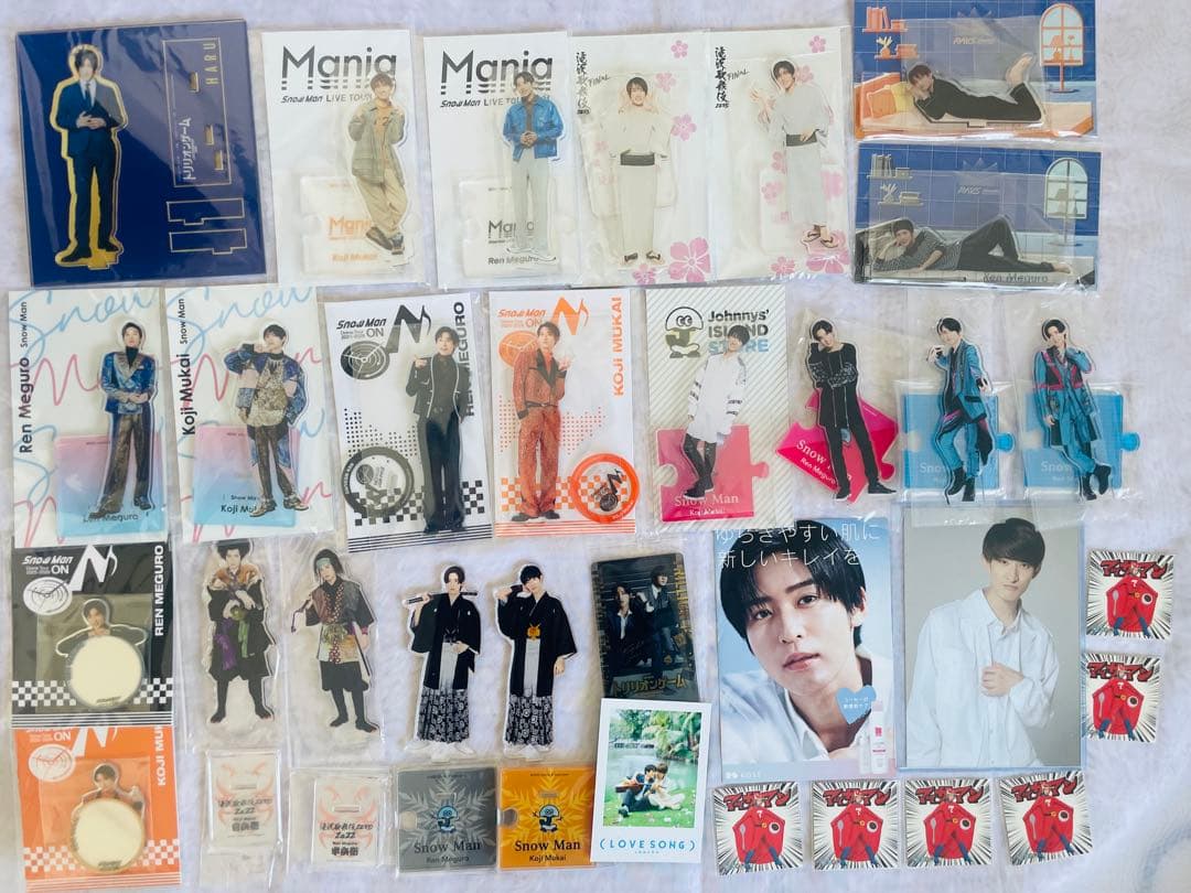  Man 目黒蓮 向井康二 めめこじ アクリルスタンドセット