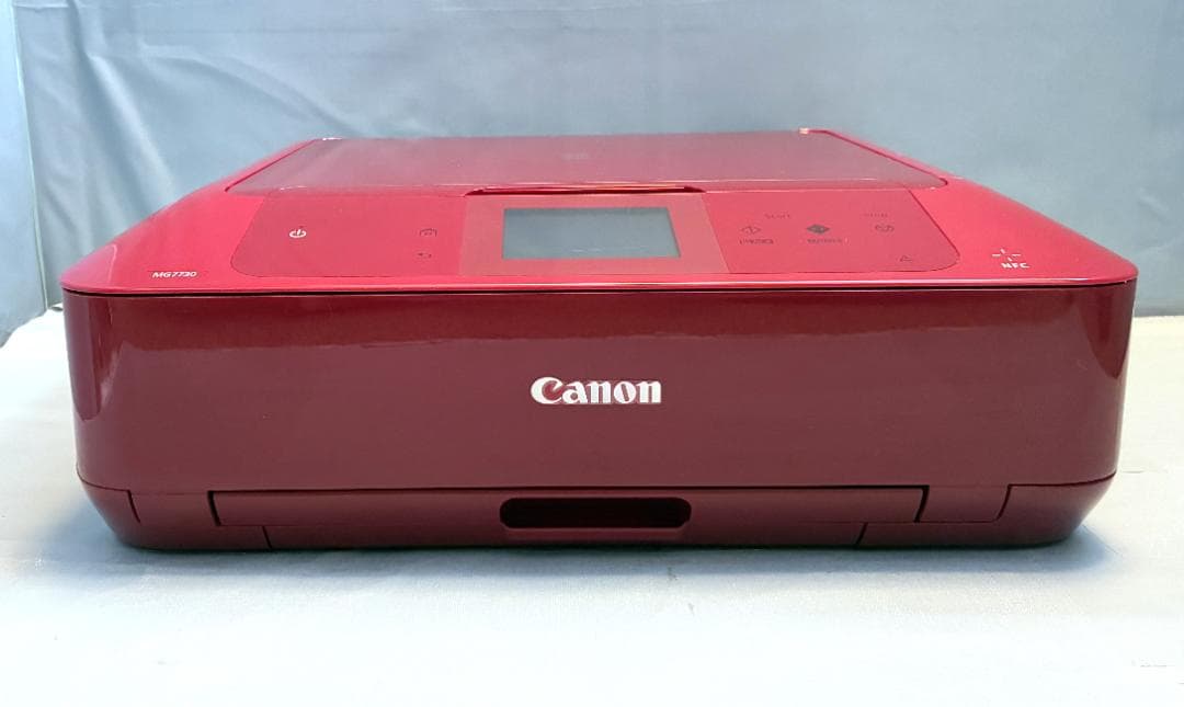 【動作OK！！】Canon　キャノン　プリンタ　MG7730　レッド　①