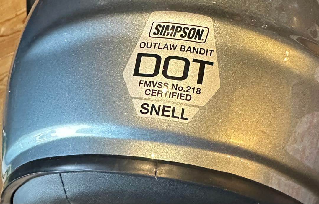 SIMPSON Outlaw Bandit USA仕様 シンプソン ヘルメット