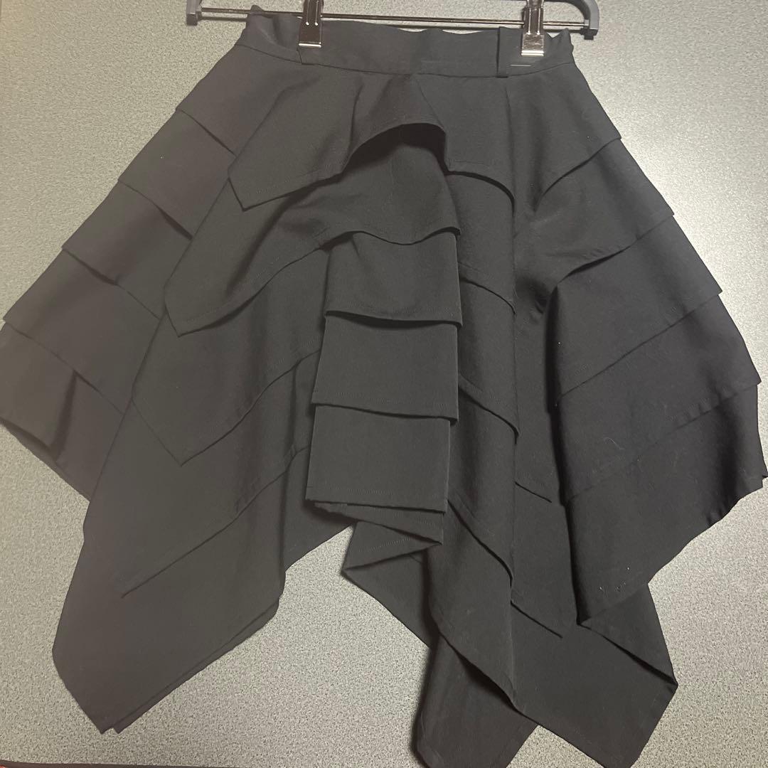 ジャンポールゴルチエ　フレアスカート 40 ブラック