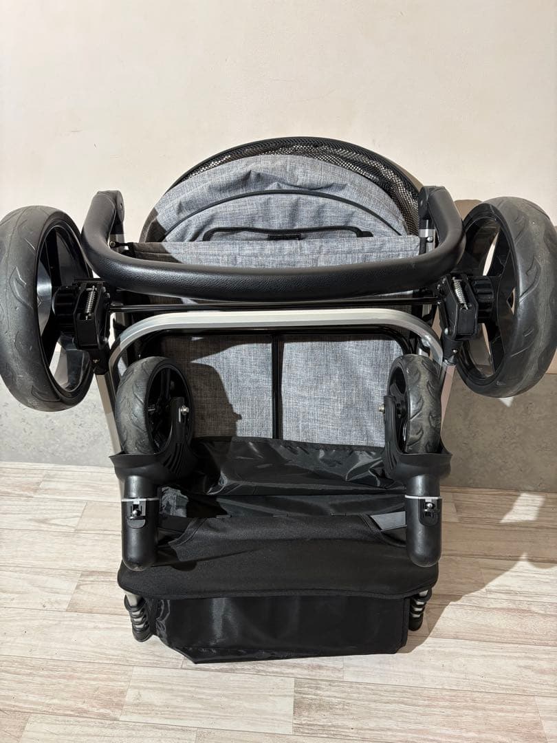 グレー メッシュ ペットカート　大型　30キロ