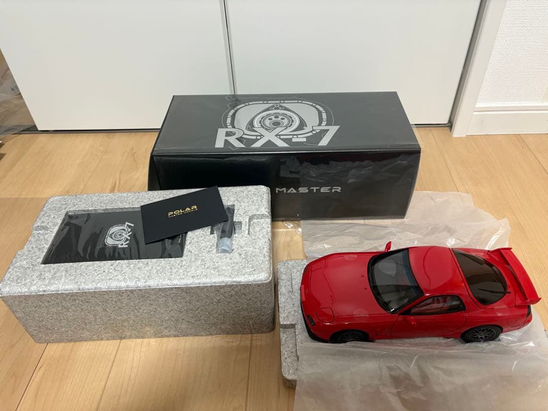 ミニカー POLAR MASTER MAZDA RX-7 FD3S SPIRIT R