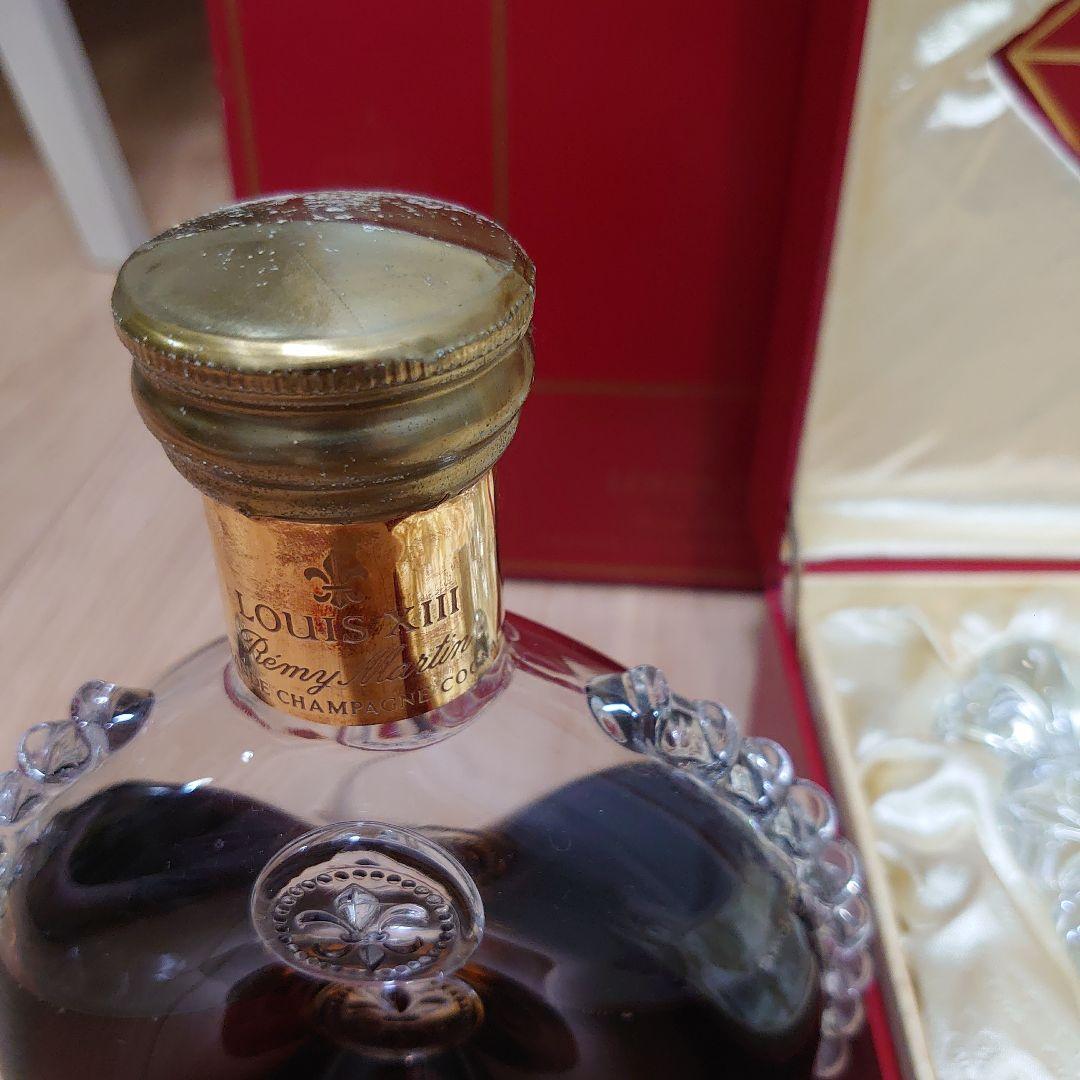 レミーマルタン ルイ13世 金キャップ　替栓付き・四角形箱　未開封・訳有