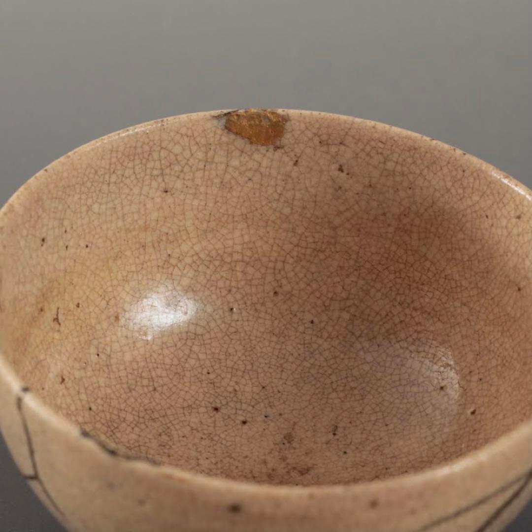 古清水焼 酒呑 酒盃 ぐい呑み 酒器 煎茶碗 古美術 古道具 アンティーク 京焼