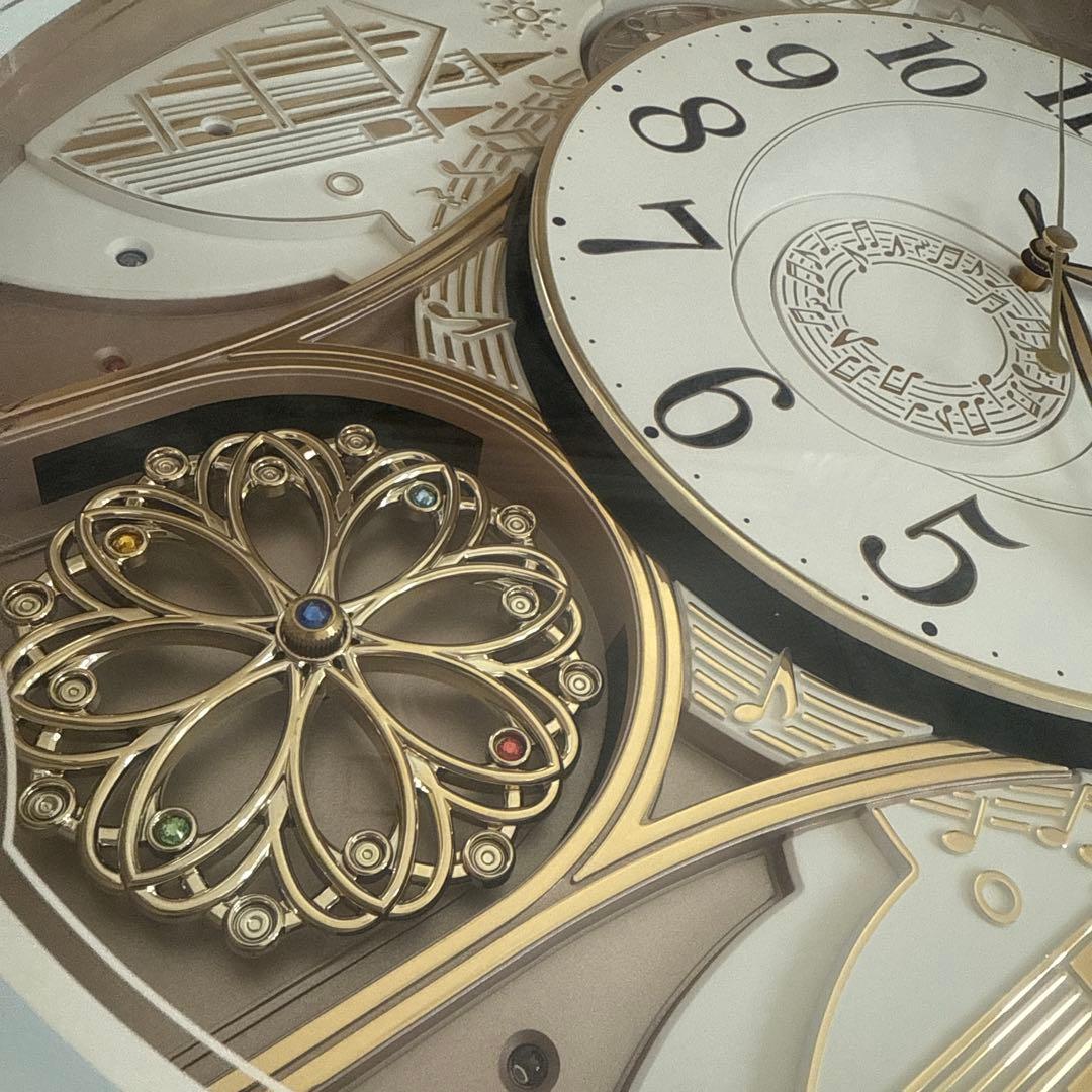 電波からくり時計 スモールワールドノエルN 4MN539RH03