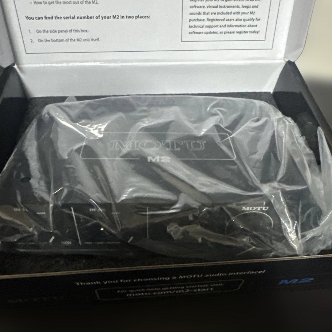 motu m2 オーディオインターフェイス