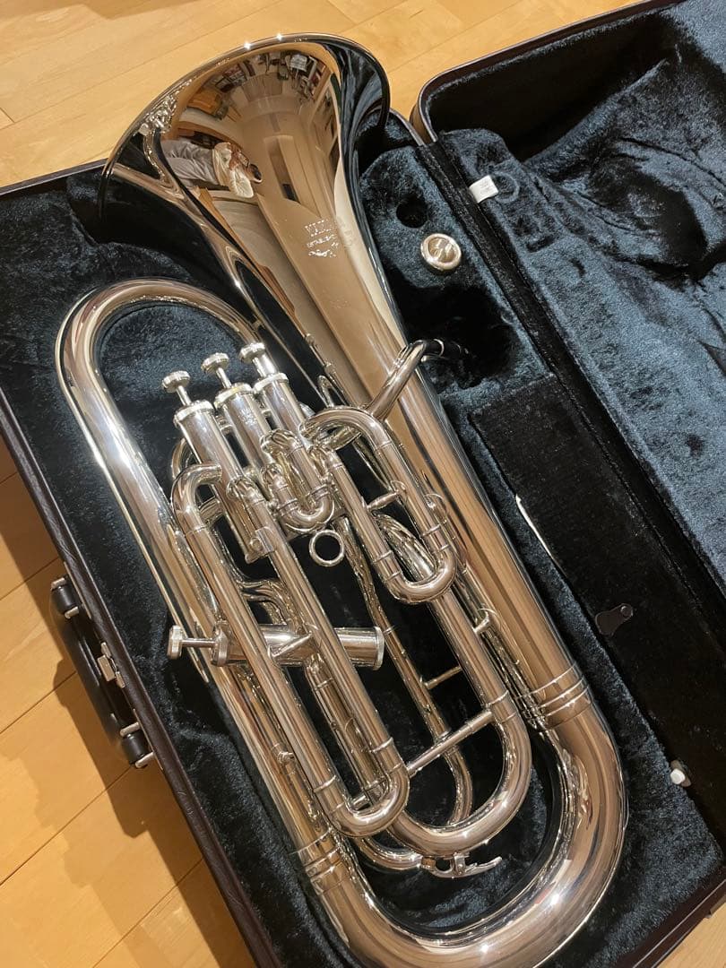 【12月限り】ユーフォニアム シルバー YEP621sケース備品付き