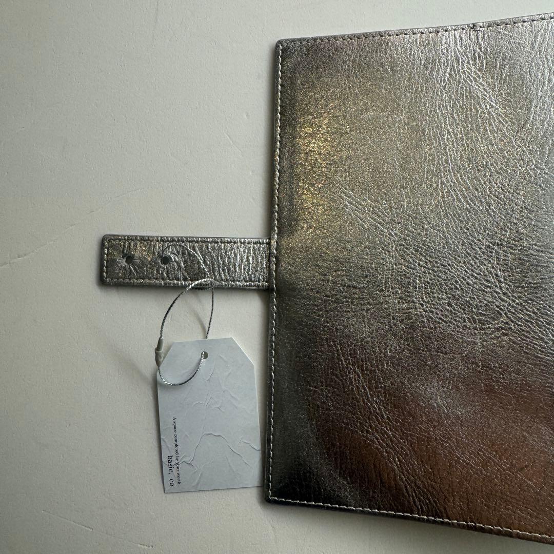 バインダー　シルバー　リボン　チャーム付き　A6