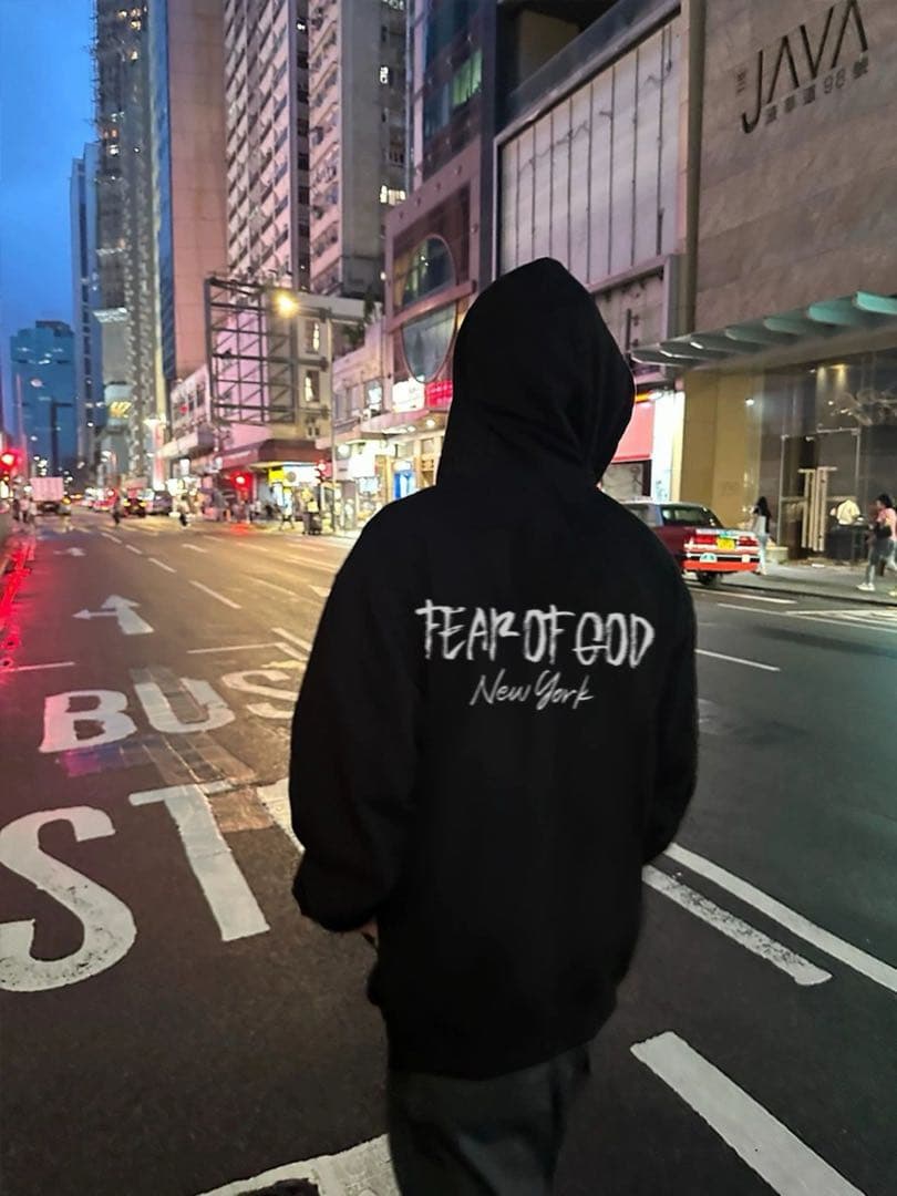 新品 エッセンシャルズ Essentials 綿男女兼用　防寒パーカー