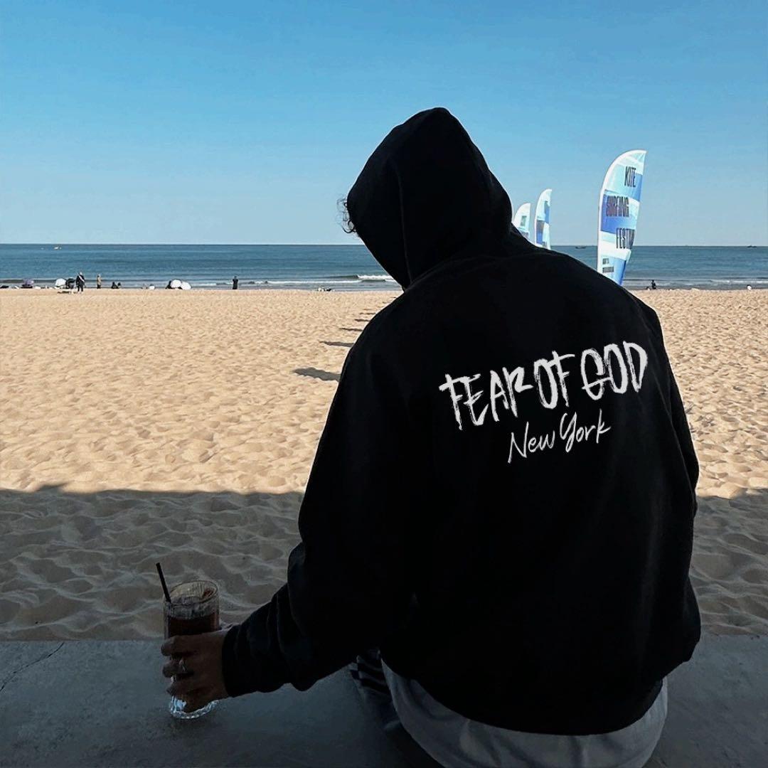 新品 エッセンシャルズ Essentials 綿男女兼用　防寒パーカー