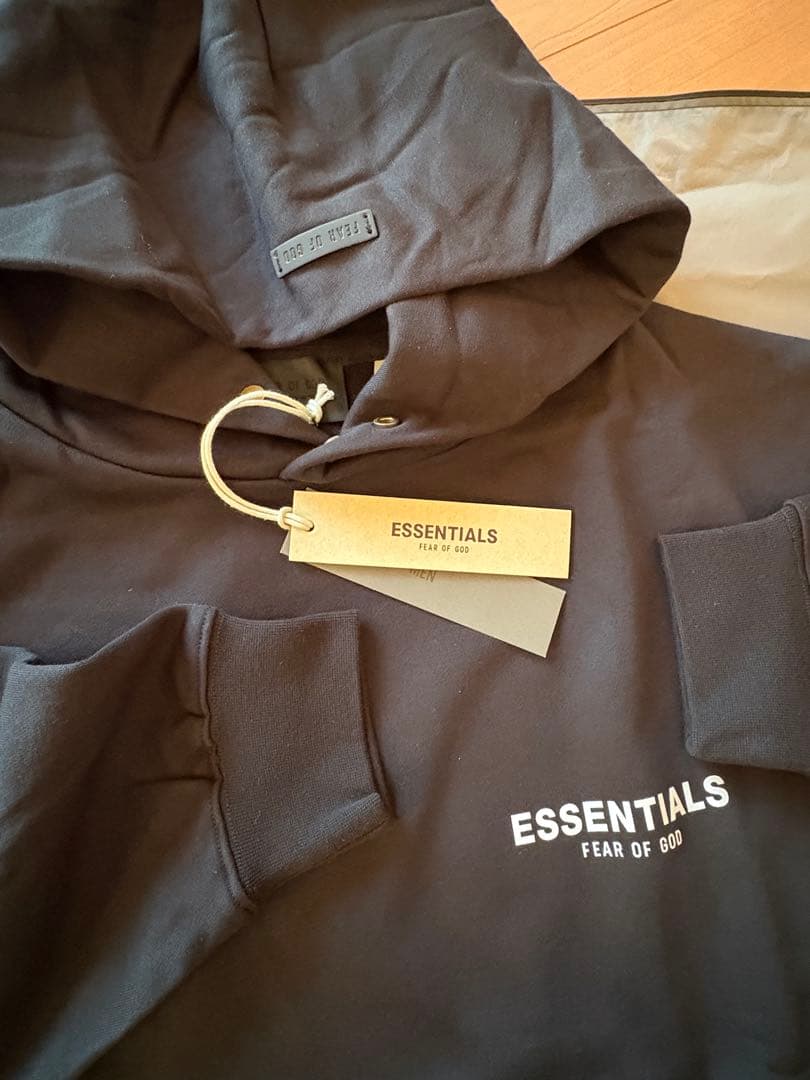 新品 エッセンシャルズ Essentials 綿男女兼用　防寒パーカー