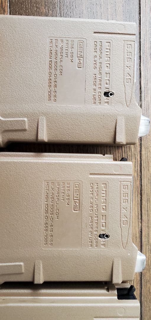 実物 MAGPUL PMAG Gen3 トレポン 加工品 4本セット FDE