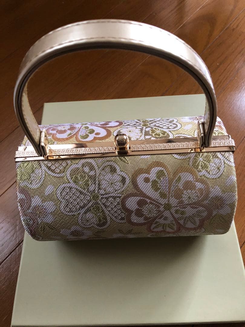 振袖青緑色ラメ入り　フルセット