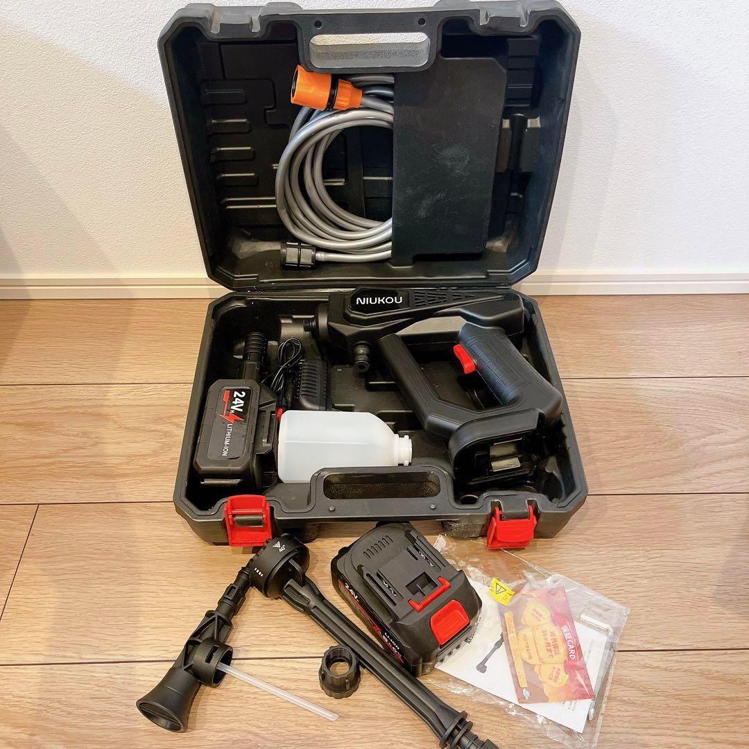 ✨匿名配送✨ 高圧洗浄機 充電式 水圧洗浄機