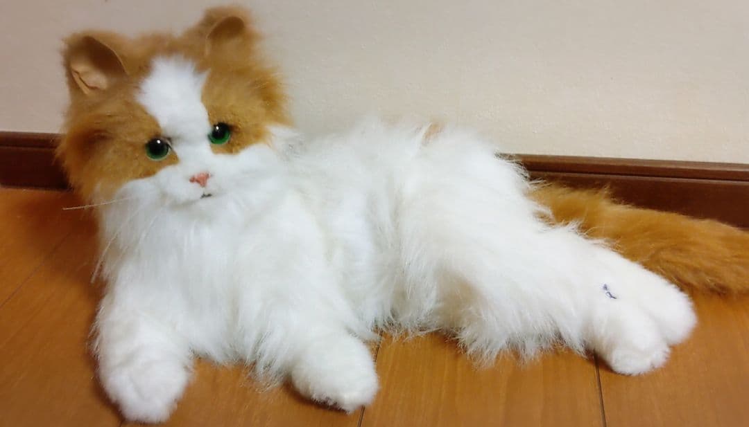 リアル 美品 動く 鳴く 等身大 バーチャルペット ロボット おもちゃ ねこ