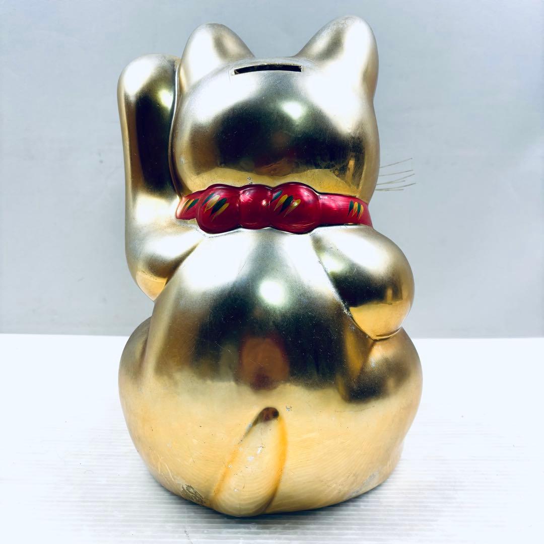 招き猫　金色　ゴールド　開運　貯金箱　金運招福　縁起物　商売繁盛