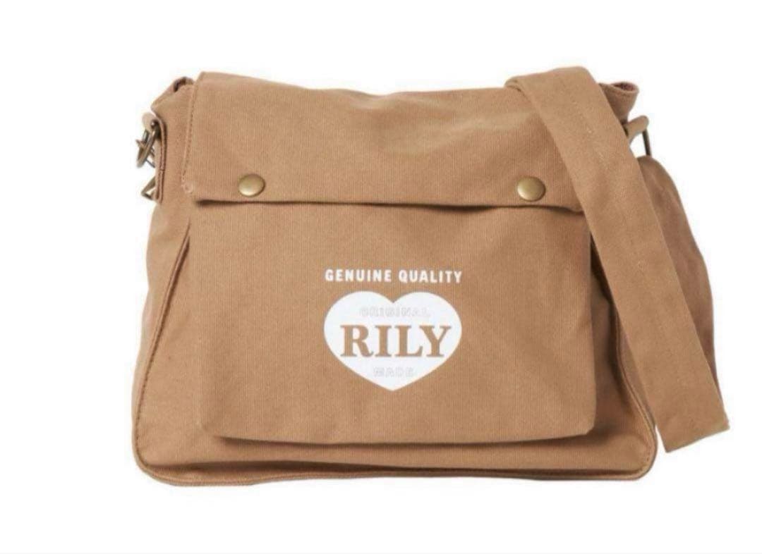 RILY Heart Logo Game Bag ブラウン