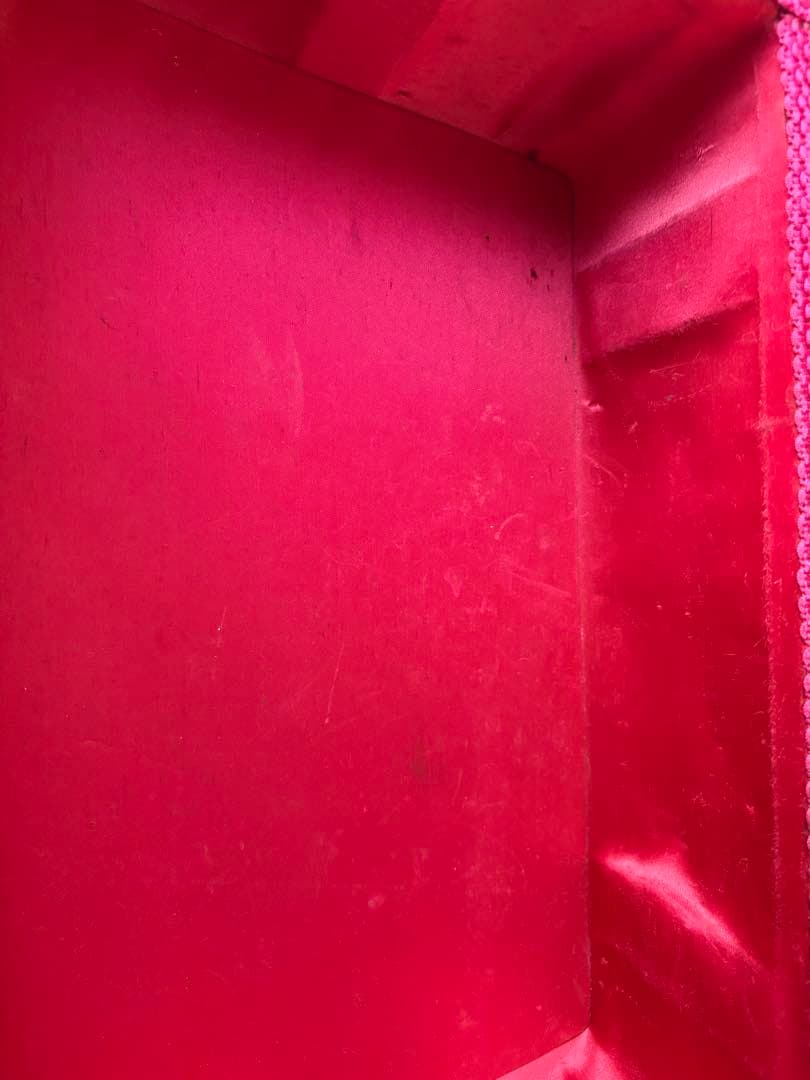 ✴︎イギリスヴィンテージ ソーイングボックス✴︎ 収納に ゴブラン織 木製 猫脚