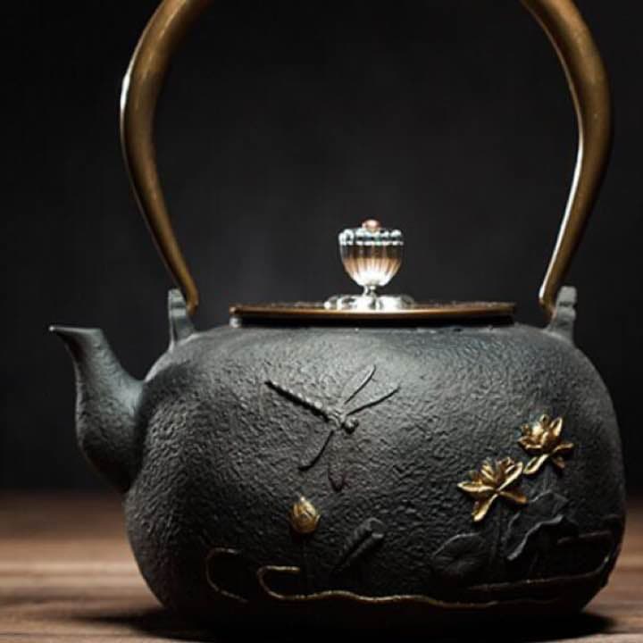 鉄器 急須 伝統工芸 手作り 鉄分補給 鉄瓶　YZS-063