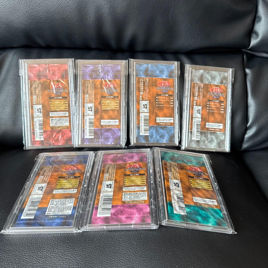 遊戯王OCG 初期未開封パック【vol.1〜7】セット販売