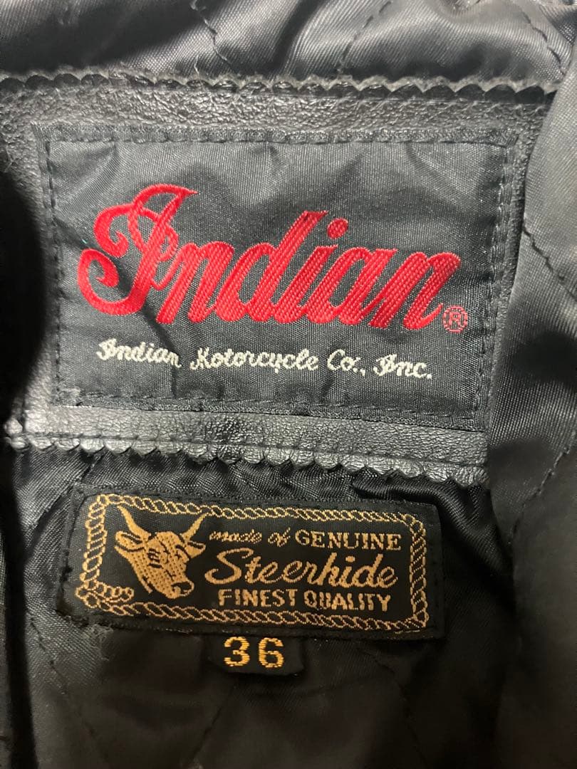 は*ん様 インディアンモーターサイクル　ライダースシングルジャケット
