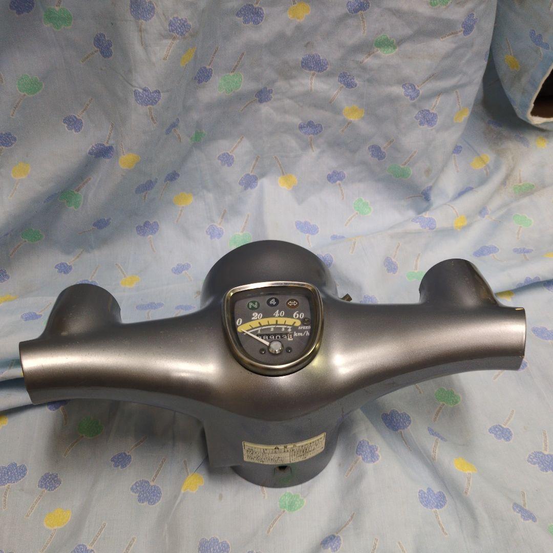 リトルカブ　スピードメーターとハンドルカバー　シルバー