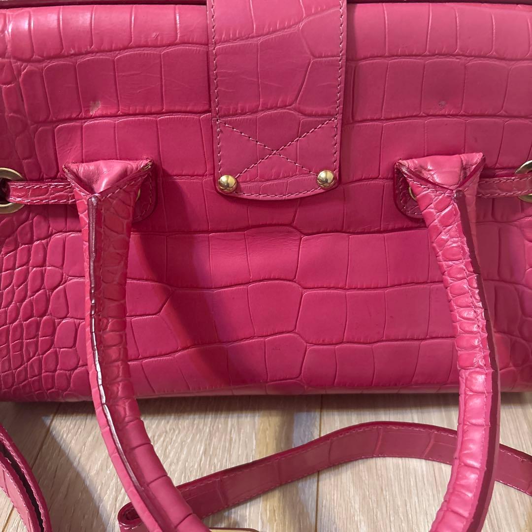 JIMMY CHOO ピンク ハンドバッグ