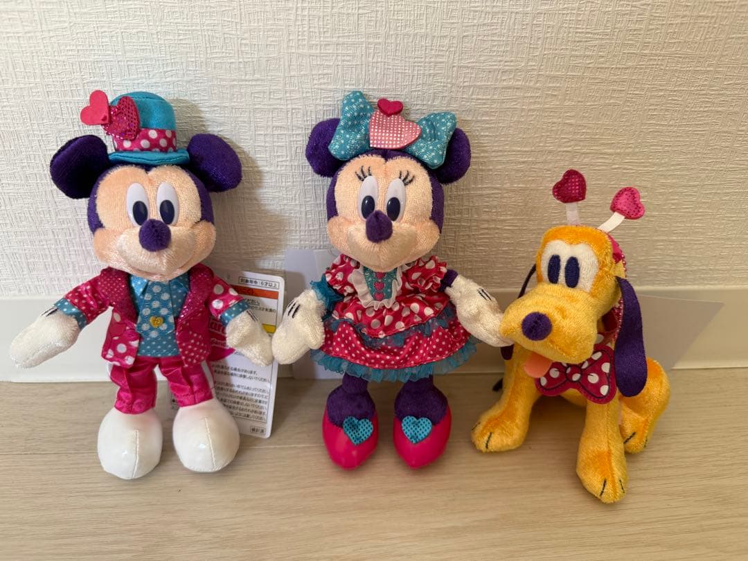 ミニーミッキー ファンダーランド パルパルーザ ぬいばぬいぐるみバッジ