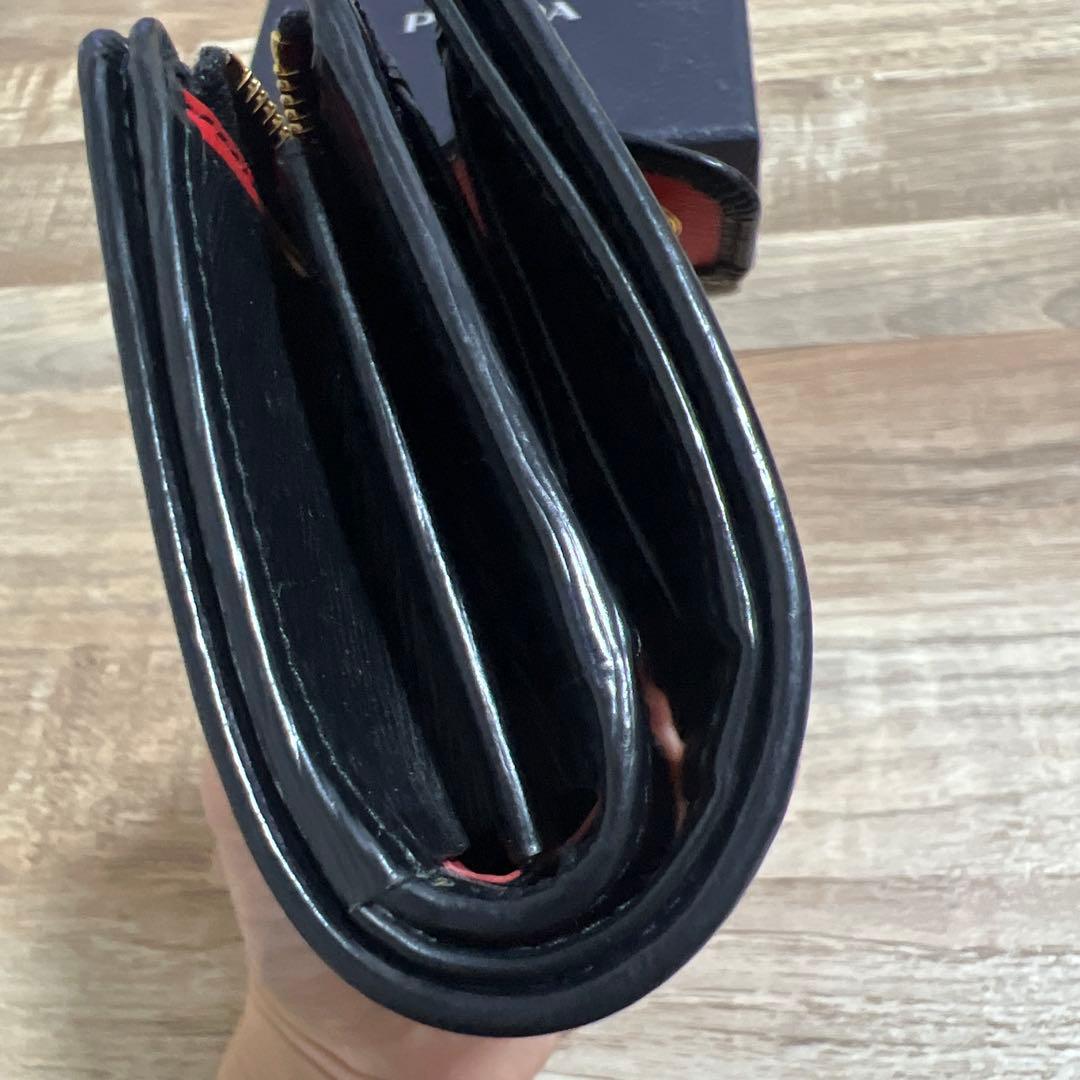PRADA 財布　サフィアーノ　バイカラー　お買い得　美品