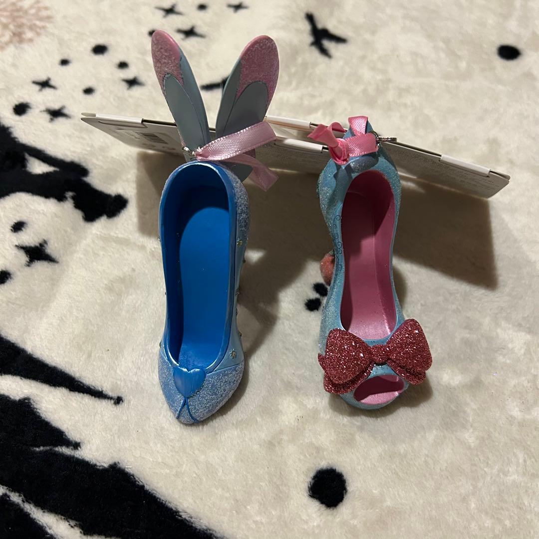 未使用タグ付き　ディズニーストア　オーナメント　シューズモチーフ　2点