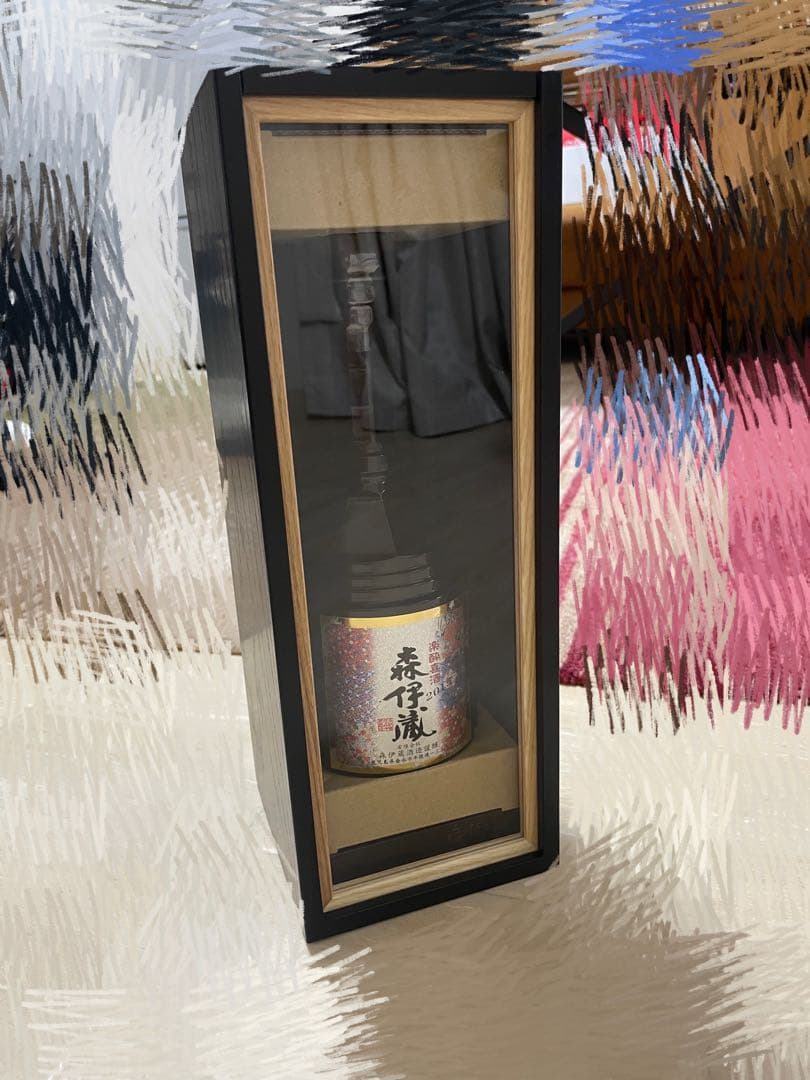 【超希少】森伊蔵「楽酔喜酒」2015　高級木箱入り・紙袋付き