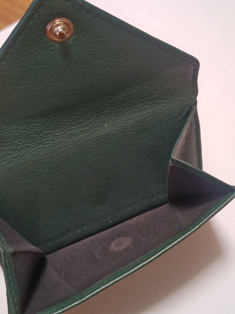 ★BALENCIAGA★ペーパーミニウォレット★グリーン★三つ折り財布★