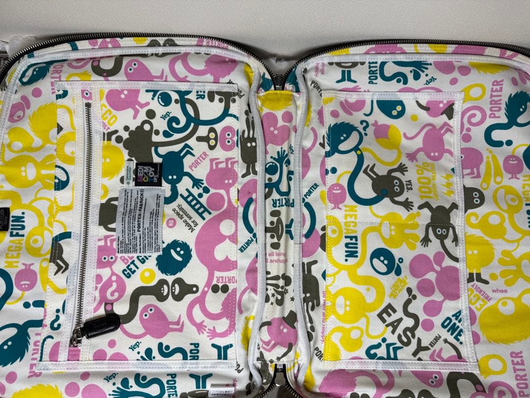 美品PORTER×FABRICK コラボ商品 ビジネスバッグ 薄型　A4収納可