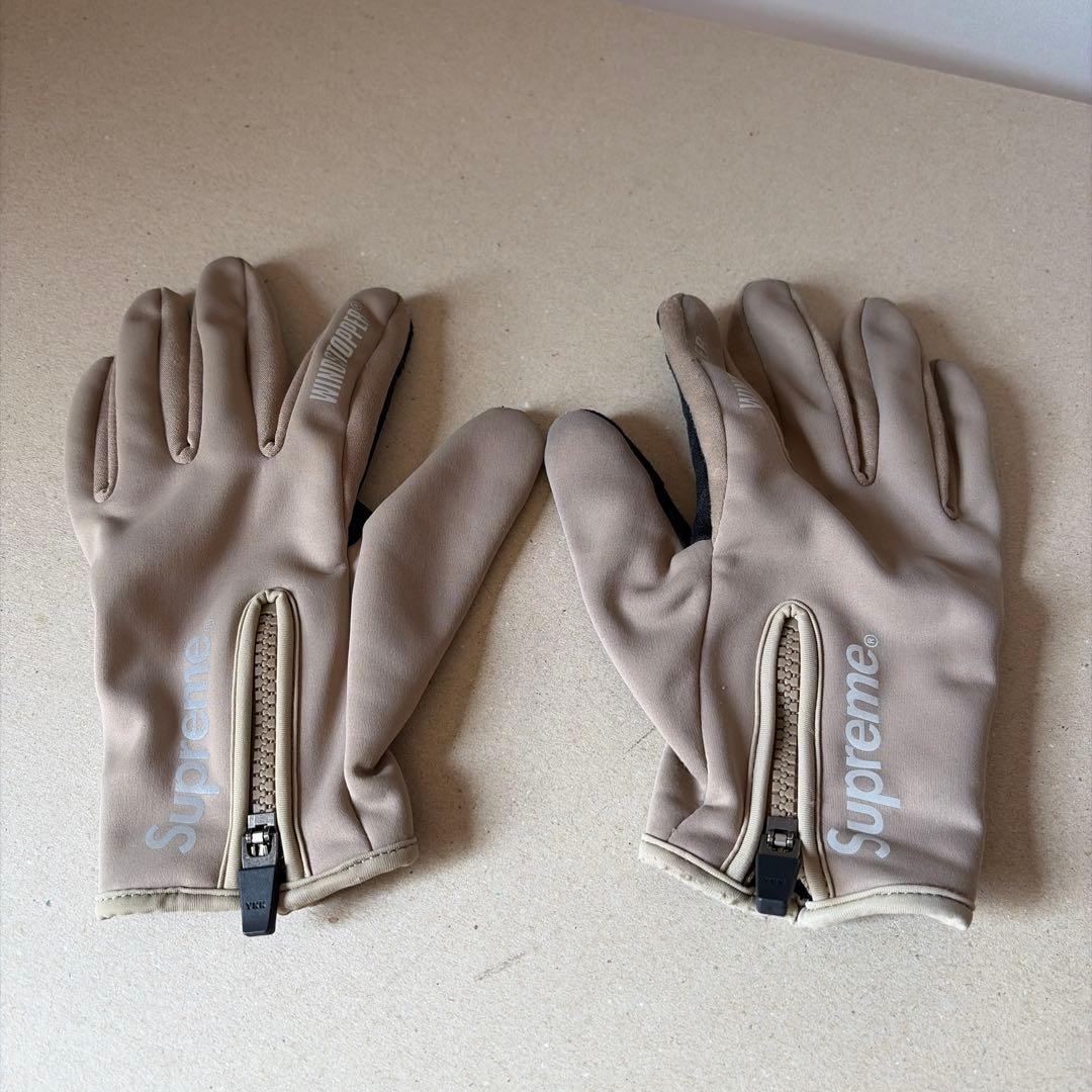 小物 Supreme WINDSTOPPER Zip Gloves Taupe