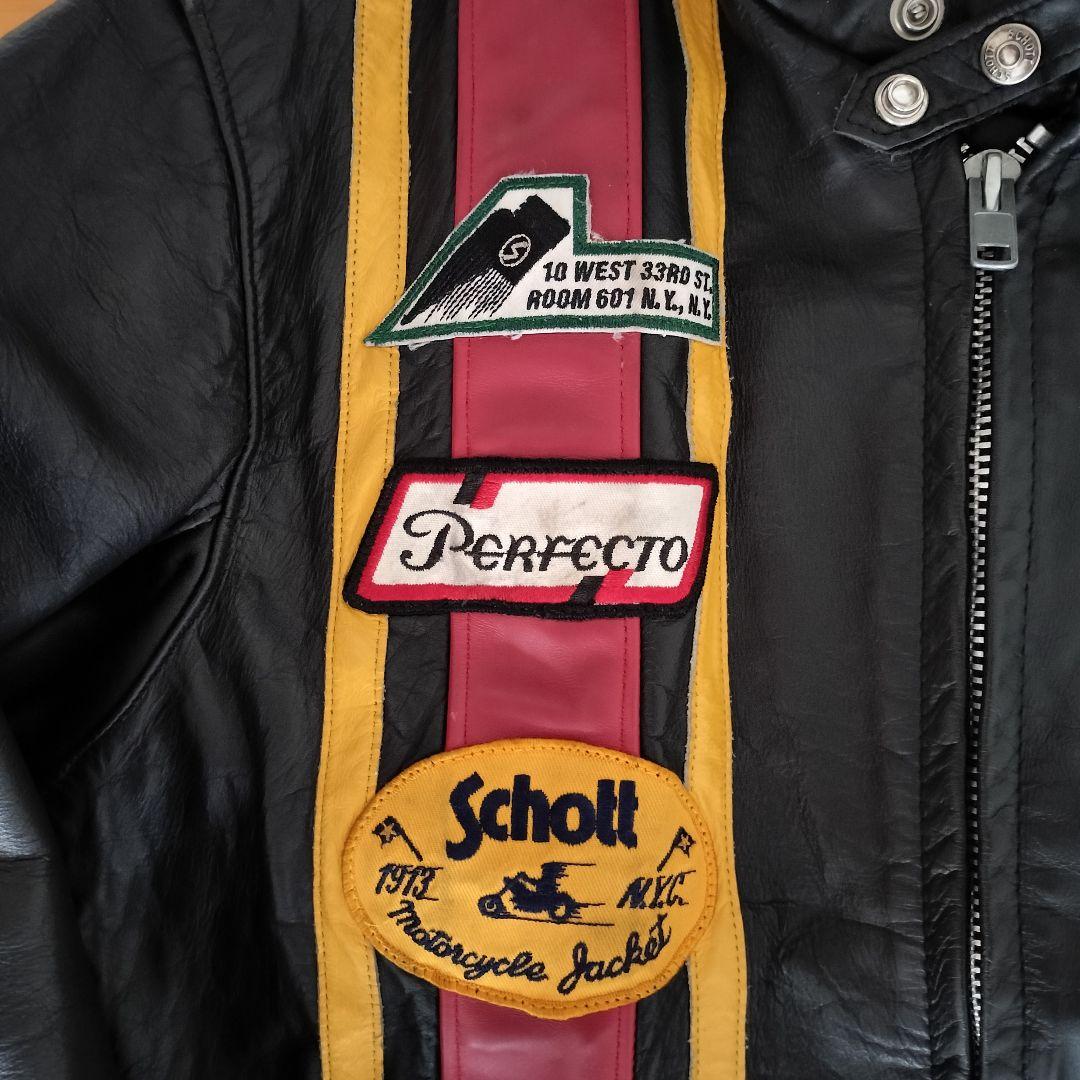 SCHOTT ショット USA製 1650 レザー ライダースジャケット 40
