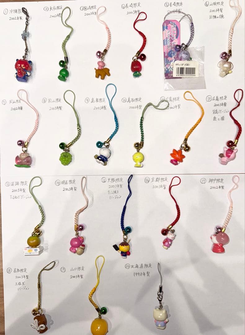 ★激レア★ まとめ売り　ご当地キティ　ハローキティ　根付け