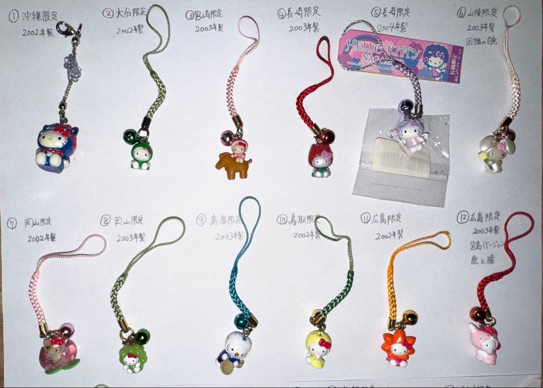 ★激レア★ まとめ売り　ご当地キティ　ハローキティ　根付け