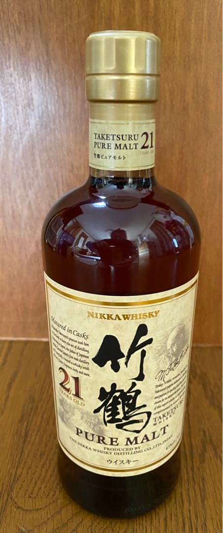 ニッカウイスキー　竹鶴　21年　ピュアモルト