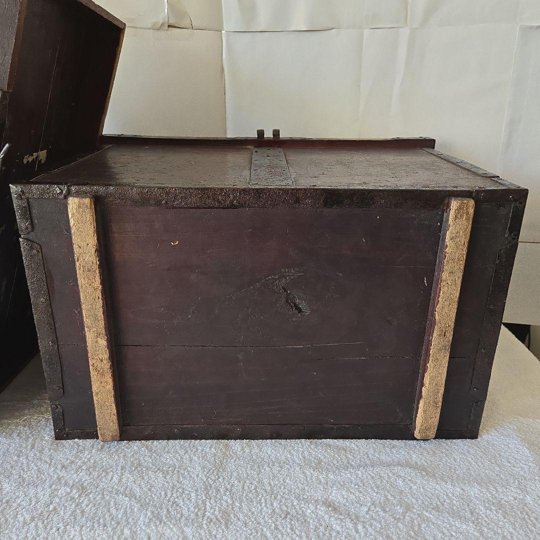 挟箱　鎧櫃　家紋　背負箪笥　武具　刀剣　千両箱　甲冑箱　兜箱　江戸時代　古民具
