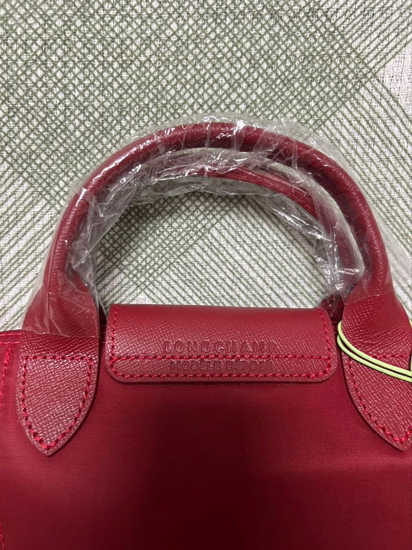 《LONGCHAMP》プリアージュ トップハンドバッグ　XS/赤