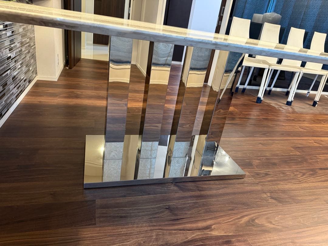 引取限定 カッテラン ダイニング テーブル チェア 4脚